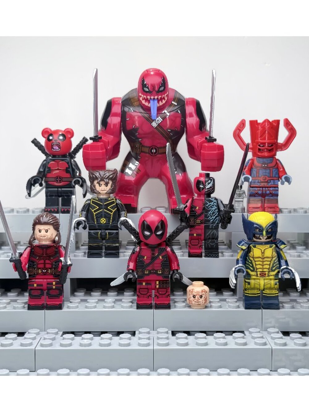 Deadpool & Wolverine Custom Minifigures Lot of 8